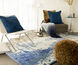 Banshee 96 X 96 inch Dark Blue Rug in 8 Ft Square, Square