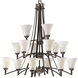 Aspen 15 Light 40.5 inch Oiled Bronze Chandelier Ceiling Light