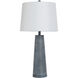 Conical 31.5 inch 150.00 watt Denim Washed Table Lamp Portable Light