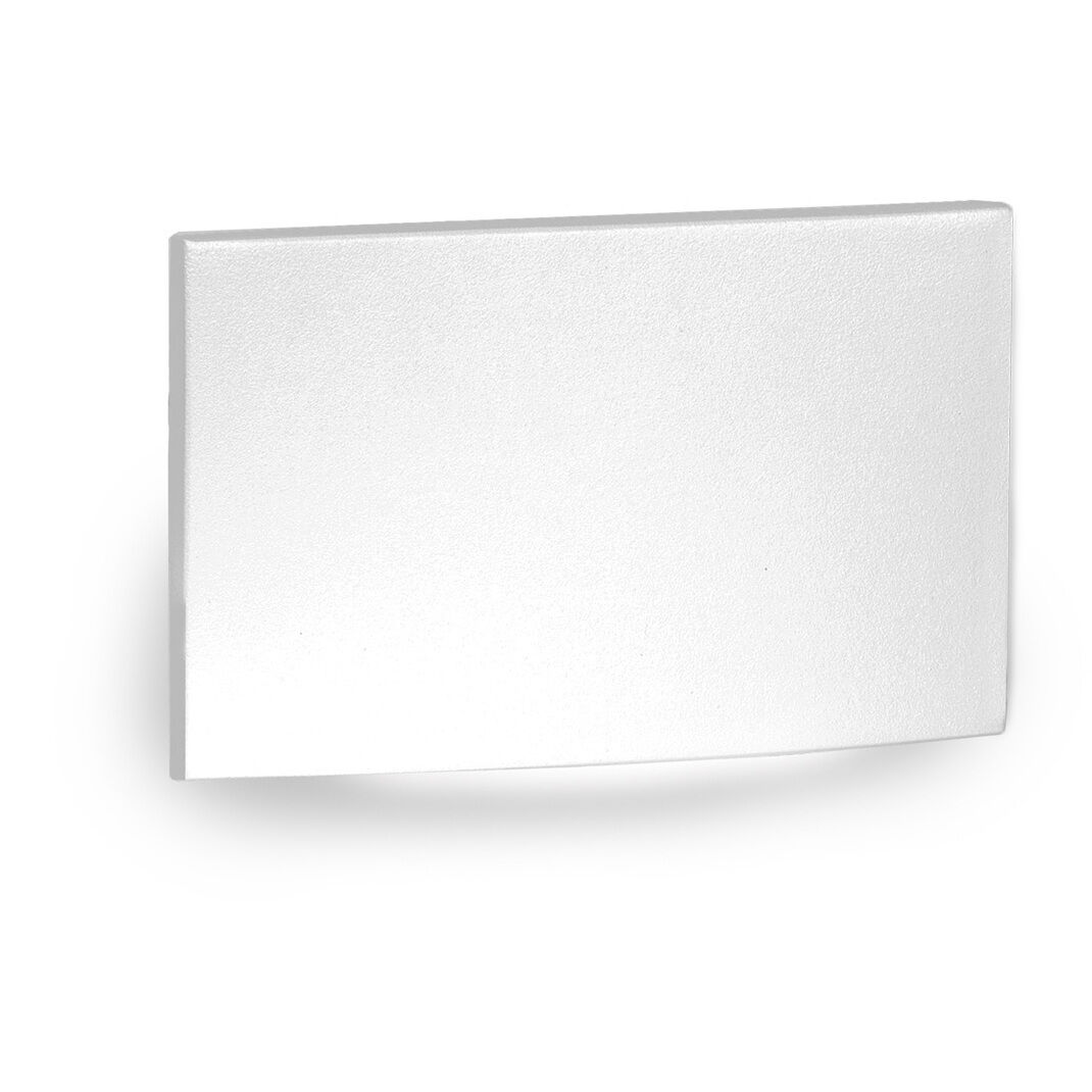 LEDme Step and Wall Lights 277 3 watt White On Aluminum Step Light