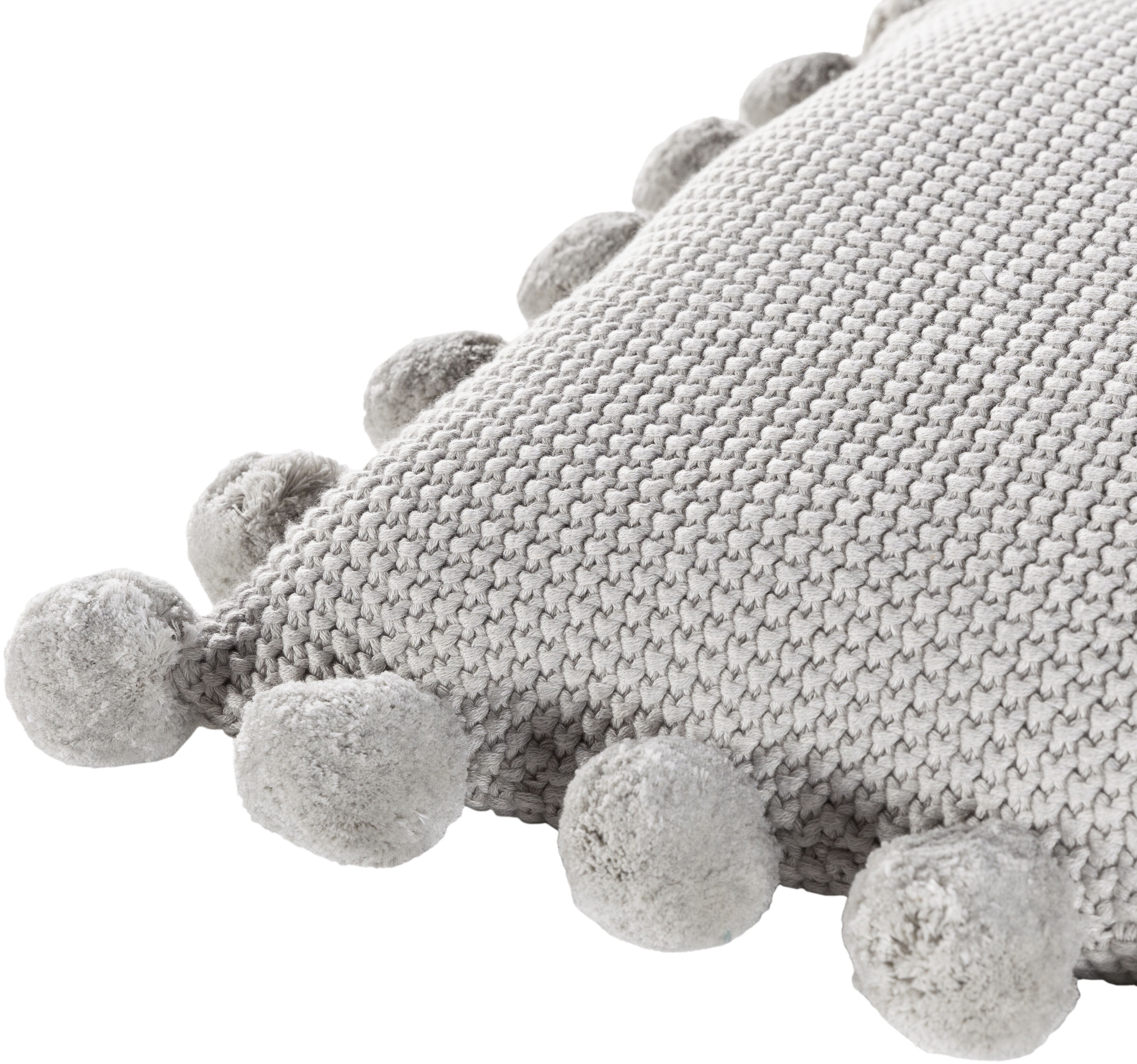 Pomtastic 20 X 20 inch Light Gray Pillow Kit, Square