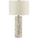 Aquila 29.5 inch 150 watt Cream and Natural and Brown Table Lamp Portable Light