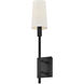 Fenwick 1 Light 5.25 inch Black Interior Wall Mount Wall Light