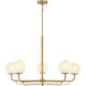 Whitehall 5 Light 38 inch Legacy Brass Chandelier Ceiling Light