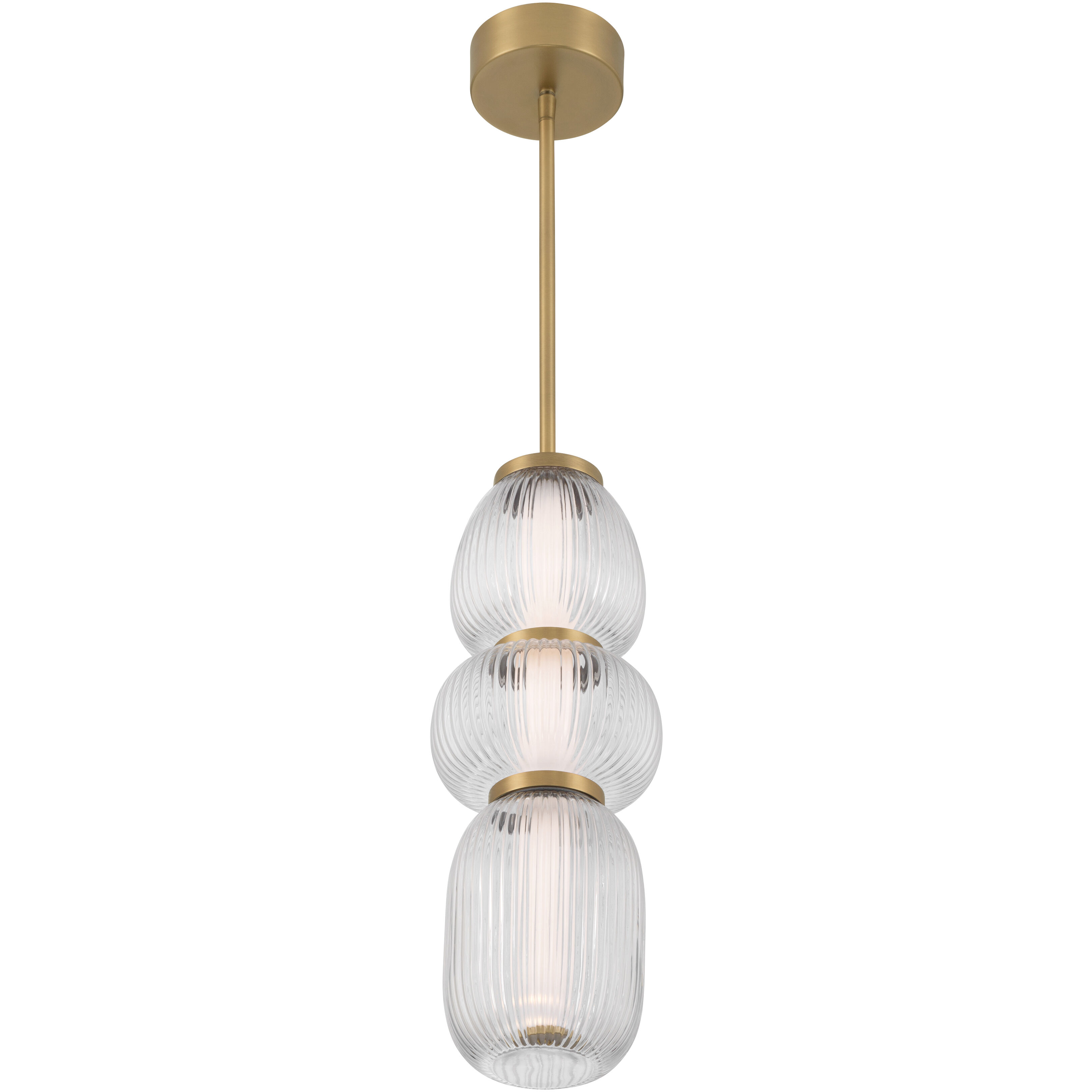 Cordel LED 6.5 inch Legacy Brass Mini Pendant Ceiling Light