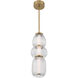 Cordel LED 6.5 inch Legacy Brass Mini Pendant Ceiling Light
