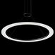 Arctic Rings LED 38 inch Satin Black Ring Pendant Ceiling Light