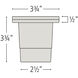 Hardy Island Flat Top 12v 4.00 watt Matte Bronze Landscape Well Light
