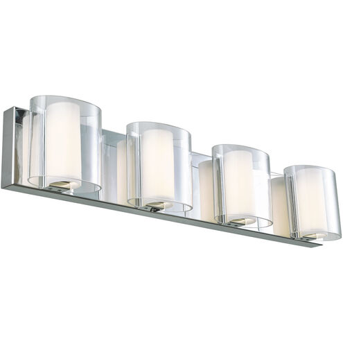 Zoe LED 26 inch Chrome Bath Vanity Light Wall Light