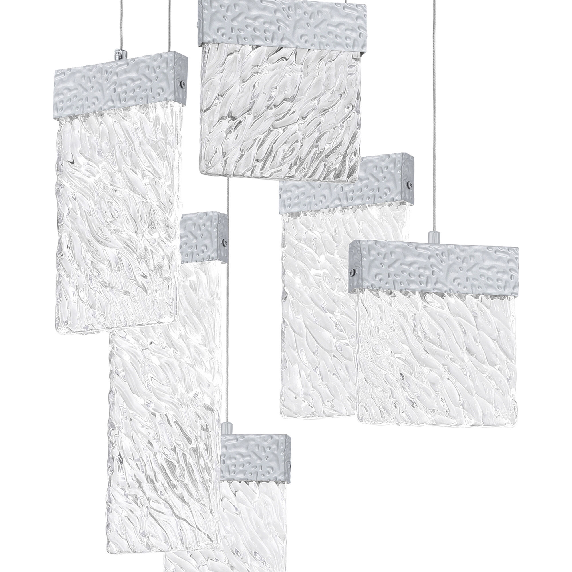 Carolina LED 16 inch Pewter Down Chandelier Ceiling Light