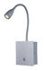 Hotel LED 4 inch Silver ADA Wall Sconce Wall Light