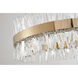 Canada LED 32 inch Gold LED Chandelier Ceiling Light