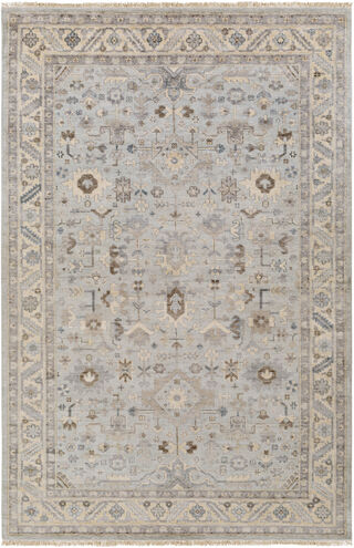 Sabine 36 X 24 inch Ice Blue Rug in 2 x 3, Rectangle