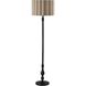 Claret 59.75 inch 150.00 watt Black Wood Floor Lamp Portable Light