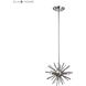 Starburst 3 Light 12 inch Polished Chrome Mini Pendant Ceiling Light