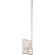 Sean Lavin Klee LED 3.3 inch POLISHED NICKEL/WHITE MARBLE ADA Wall Light in LED 90 CRI 3000K 120V, Integrated LED