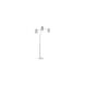 Valerie 86 inch 40.00 watt Chrome Arc Lamps Portable Light