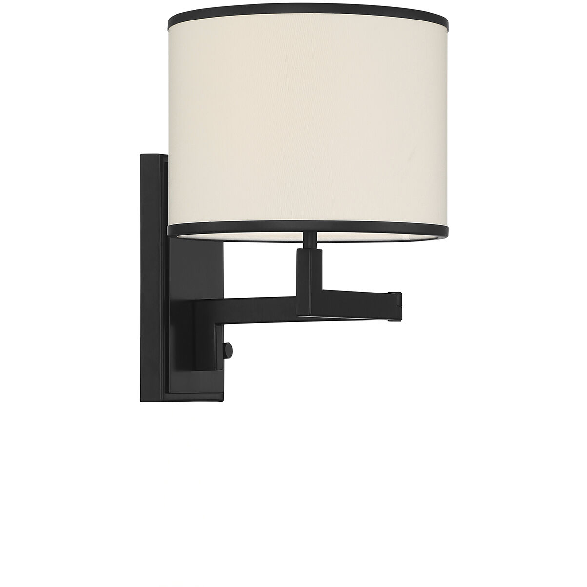 Madison 21.25 inch 60.00 watt Matte Black Task Sconce Wall Light