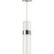 Sean Lavin Manette LED Satin Nickel Pendant Ceiling Light, Integrated LED