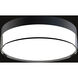 Twist-N-Lite LED 9 inch Black Flush Mount Ceiling Light