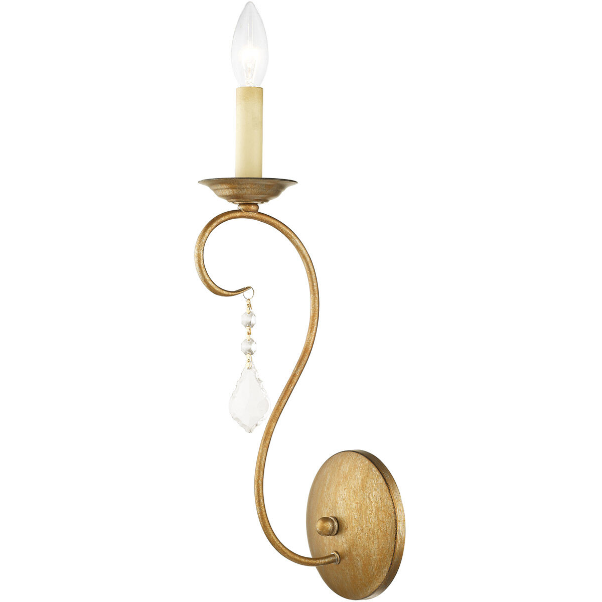 Chesterfield/Pennington 1 Light 5 inch Antique Gold Leaf Wall Sconce Wall Light