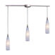Elmira 3 Light 36 inch Satin Nickel Mini Pendant Ceiling Light