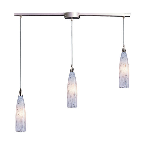 Elmira 3 Light 36 inch Satin Nickel Mini Pendant Ceiling Light