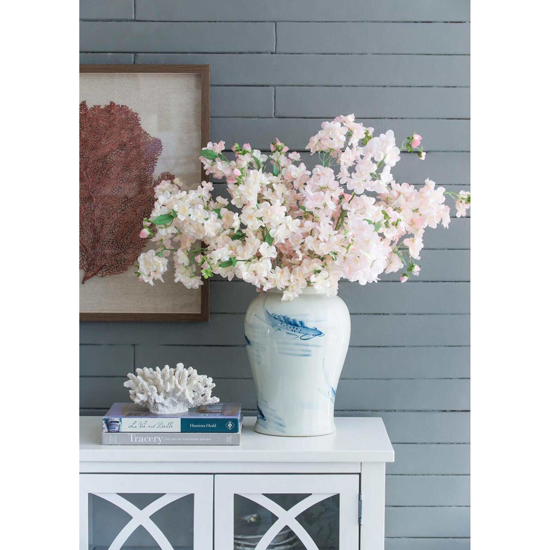 Koi 18.9 X 9.4 inch Vase