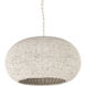 Theta 30 inch White Chandelier Ceiling Light