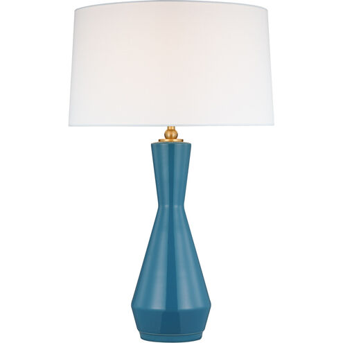 TOB by Thomas O'Brien Jens 27.19 inch 9 watt Lucent Aqua Table Lamp Portable Light