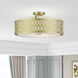 Vistaview 4 Light 21 inch Soft Gold Semi-Flush Ceiling Light
