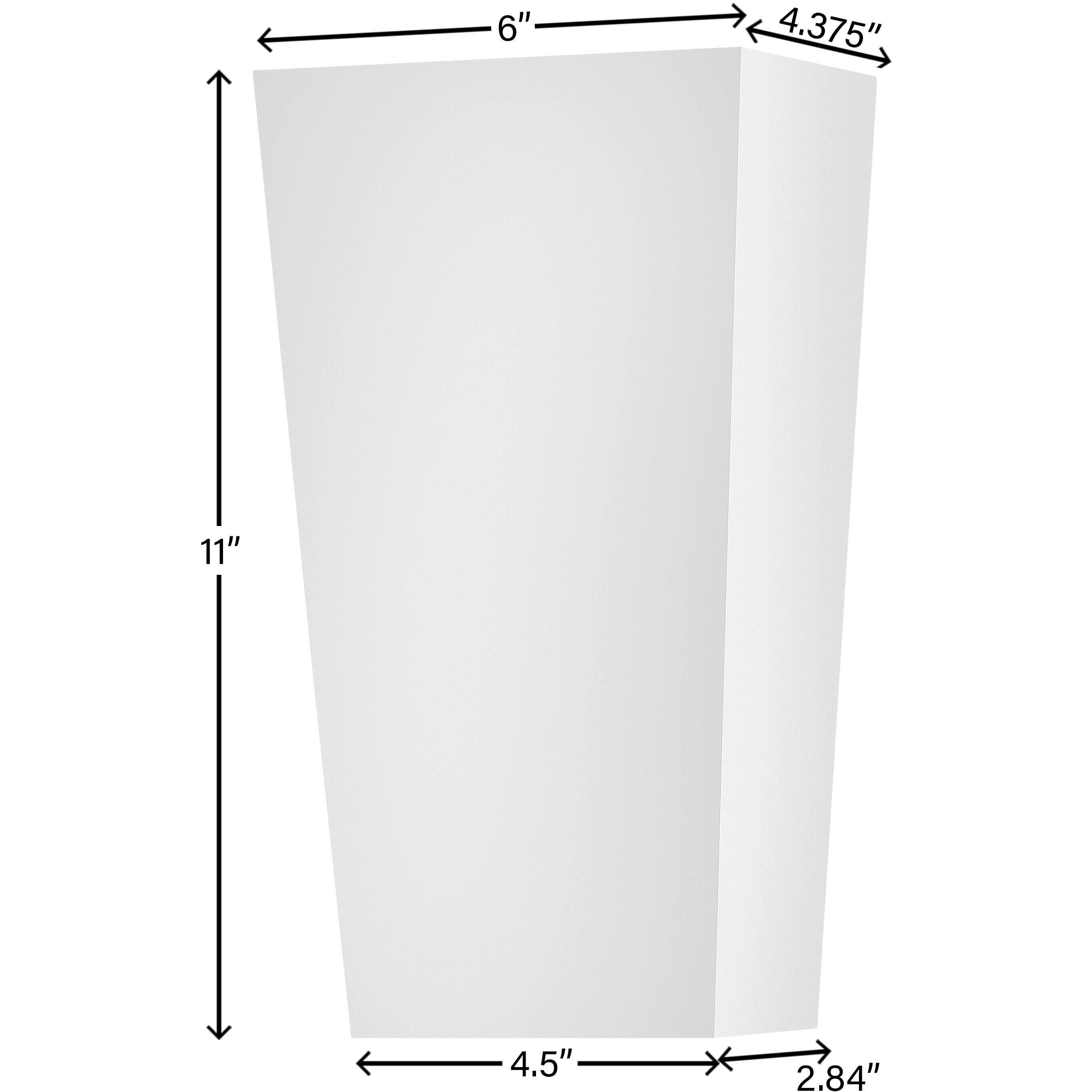 Coastal Elements Cruz LED 11 inch Textured White Outdoor Wall Mount Lantern