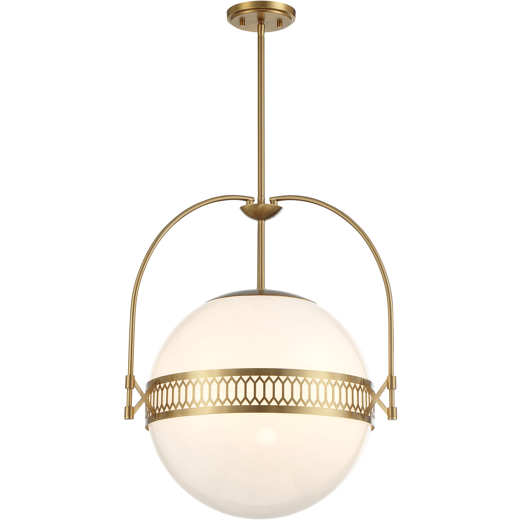 Thornhill 3 Light 20 inch Warm Brass Pendant Ceiling Light