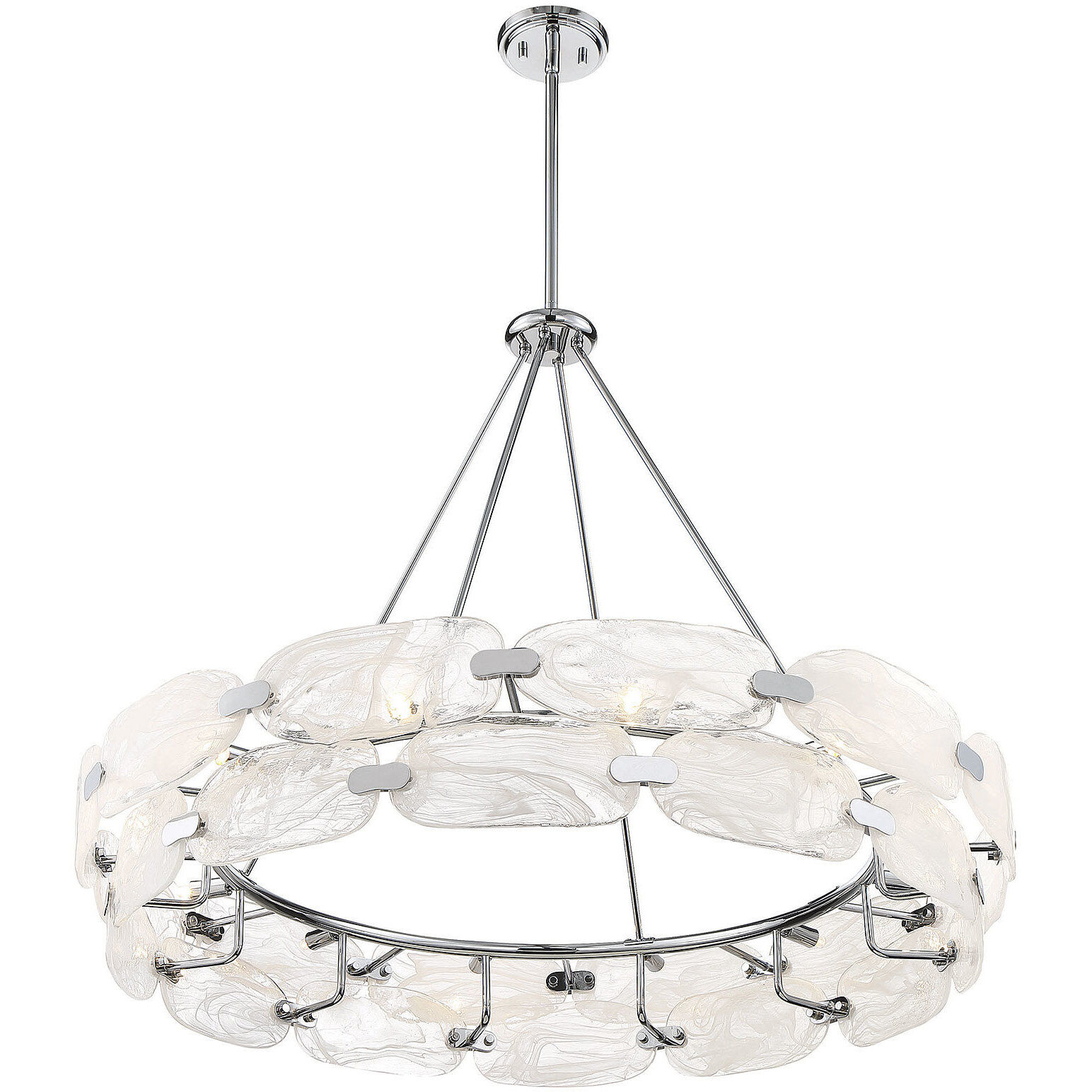 Vasare 12 Light 38 inch Polished Chrome Pendant Ceiling Light