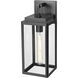 Alpharetta 1 Light 15.5 inch Powder Coated Black Outdoor Wall Lantern