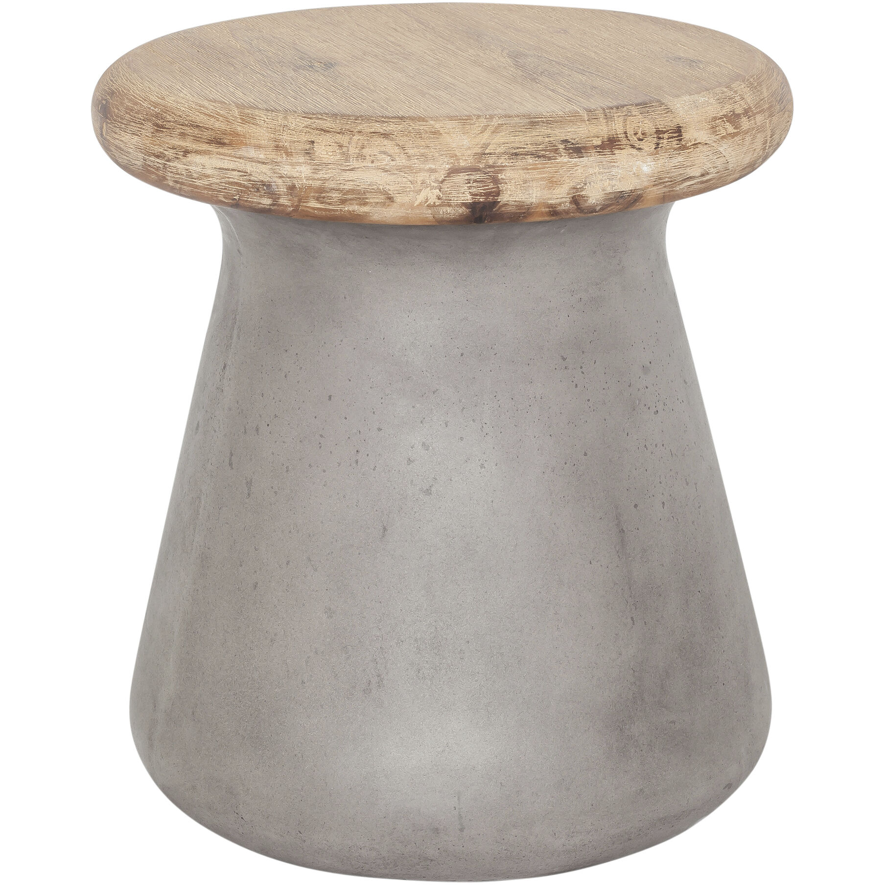 Earthstar 18 inch Grey Outdoor Stool