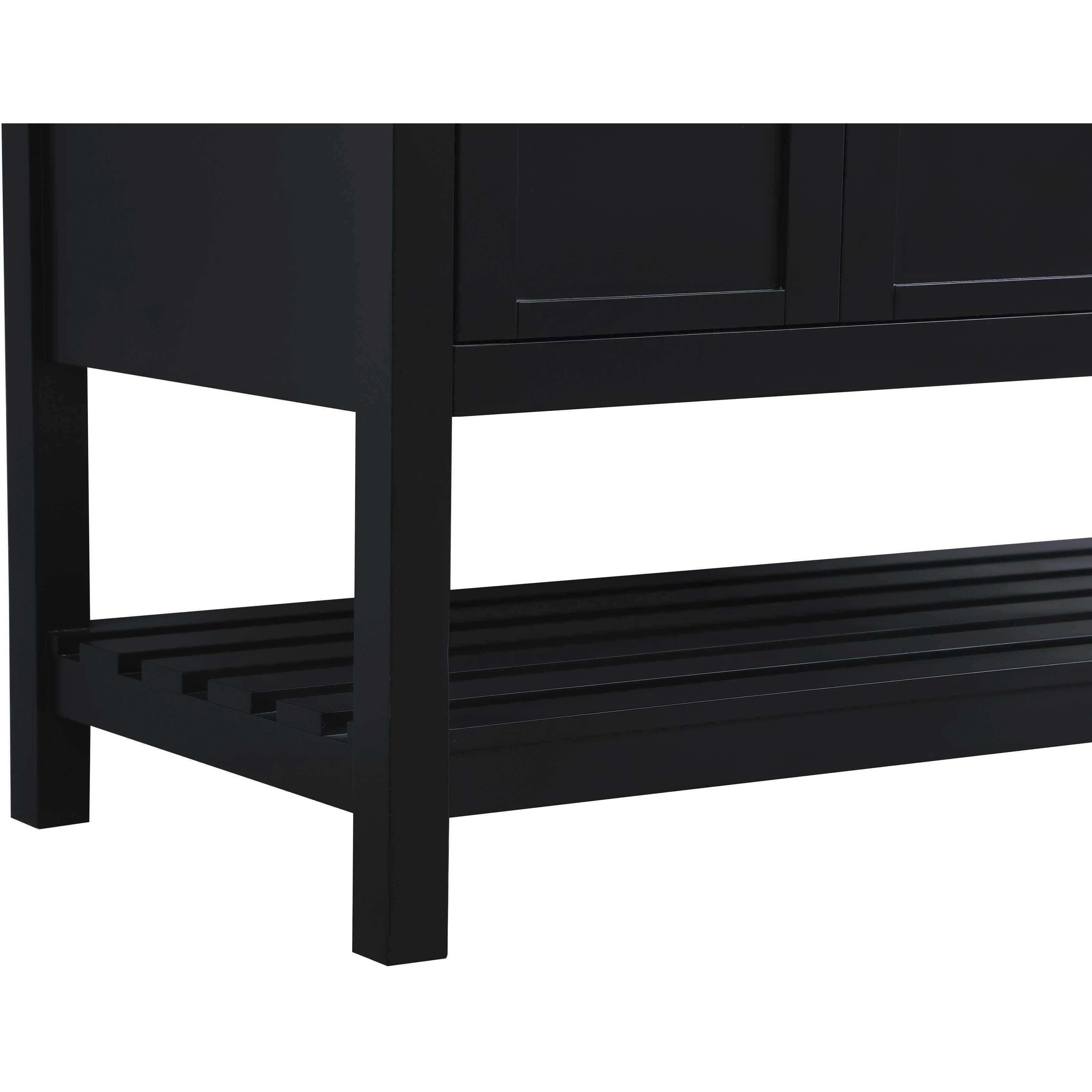 Theo 54 X 34 inch Black Bathroom Vanity Cabinet