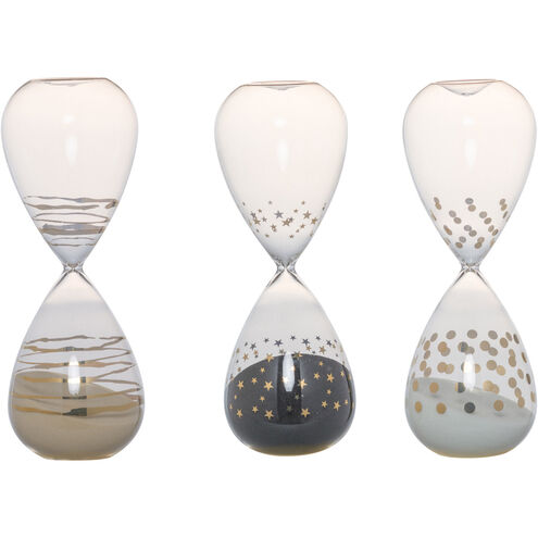 Dixie White Hourglass, Set of 3