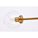 Cavoli 7 Light 57 inch Brass Chandelier Ceiling Light