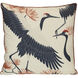 Chinoiserie 22 inch Midnight Blue Pillow