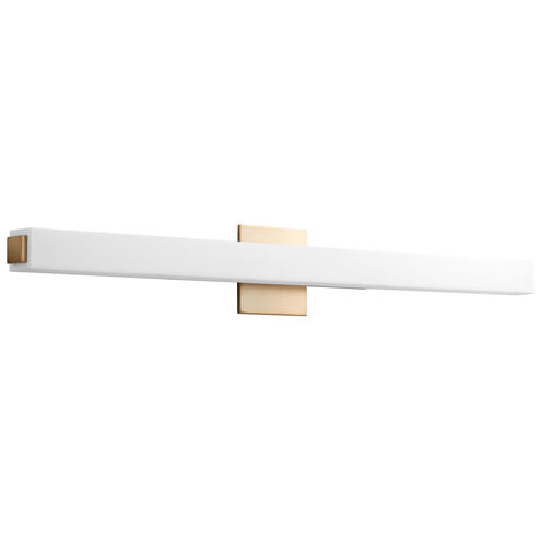 Adelphi 1 Light 36 inch Aged Brass Vanity Light Wall Light