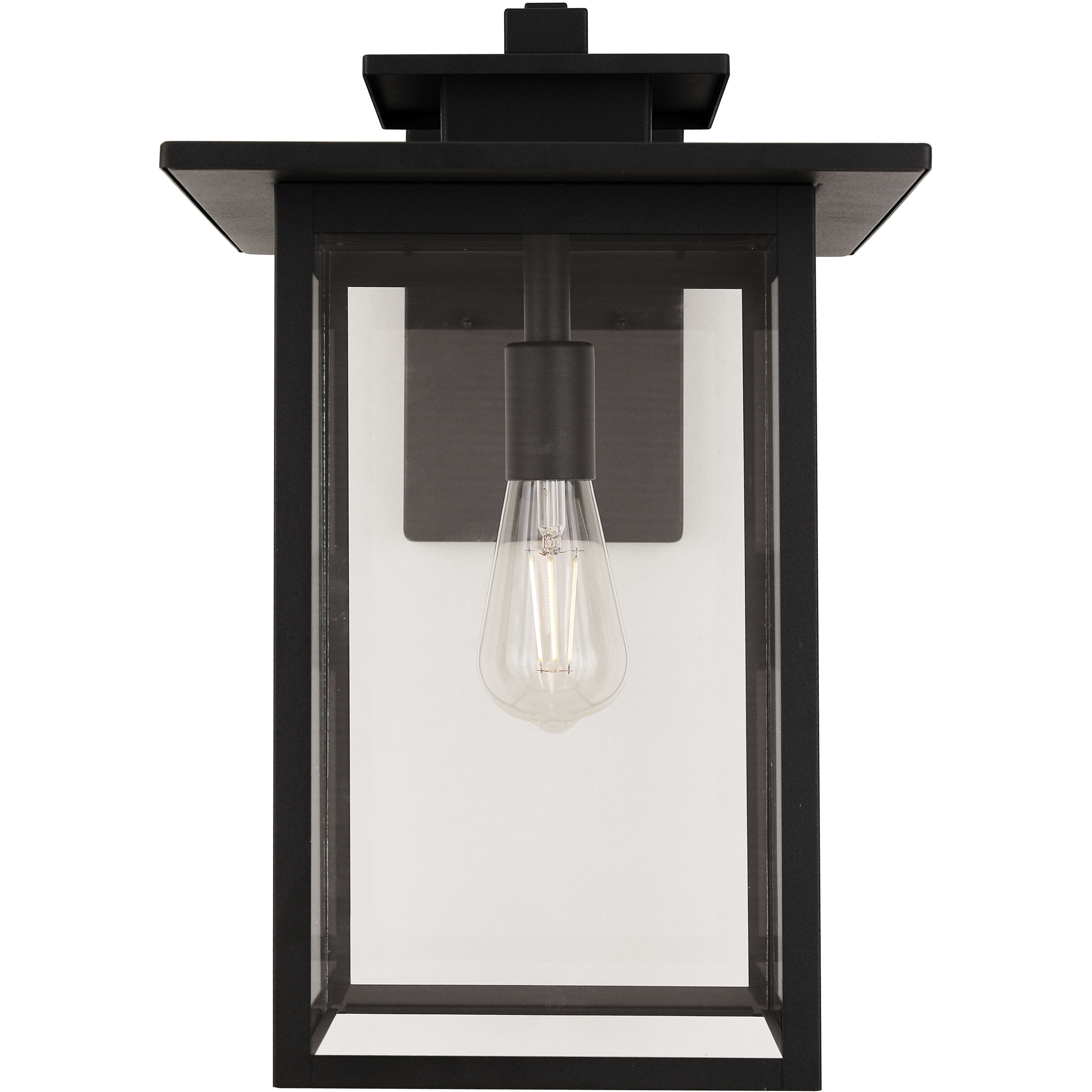 Rock Creek 1 Light 17.25 inch Textured Black Outdoor Wall Lantern
