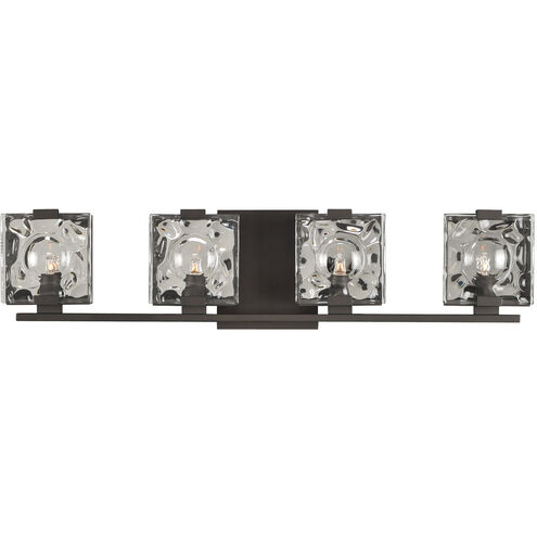 Norwalk 4 Light 25.5 inch Bronze Vanity Light Wall Light