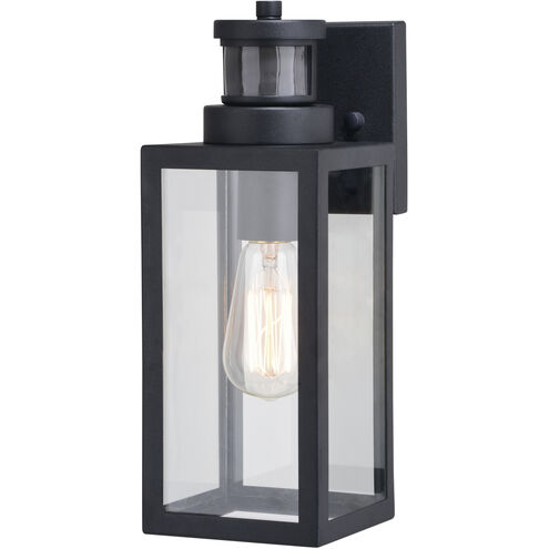 Lombard Textured Black Outdoor Motion Sensor