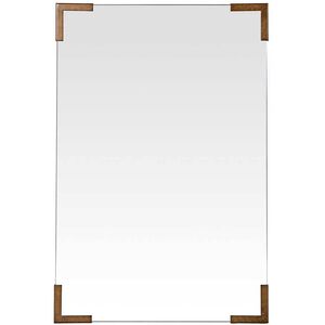 Roth 42.25 X 28.25 inch Antique Brass Mirror