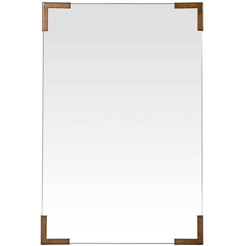 Roth 42.25 X 28.25 inch Antique Brass Mirror