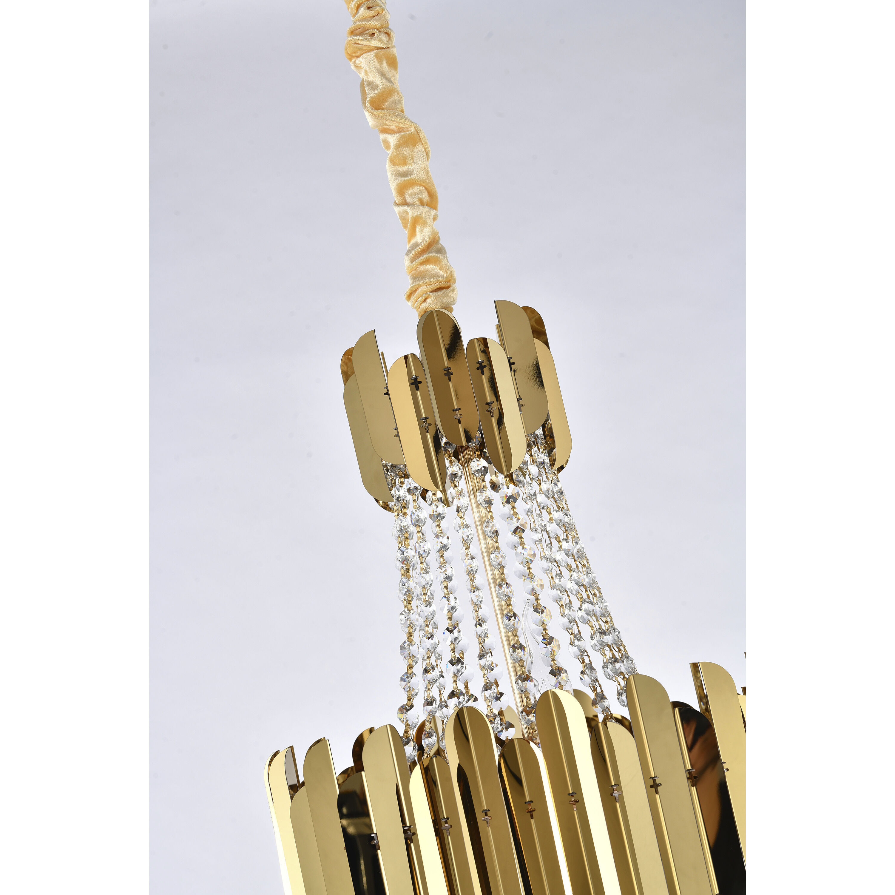 Canada 8 Light 16 inch Gold Chandelier Ceiling Light