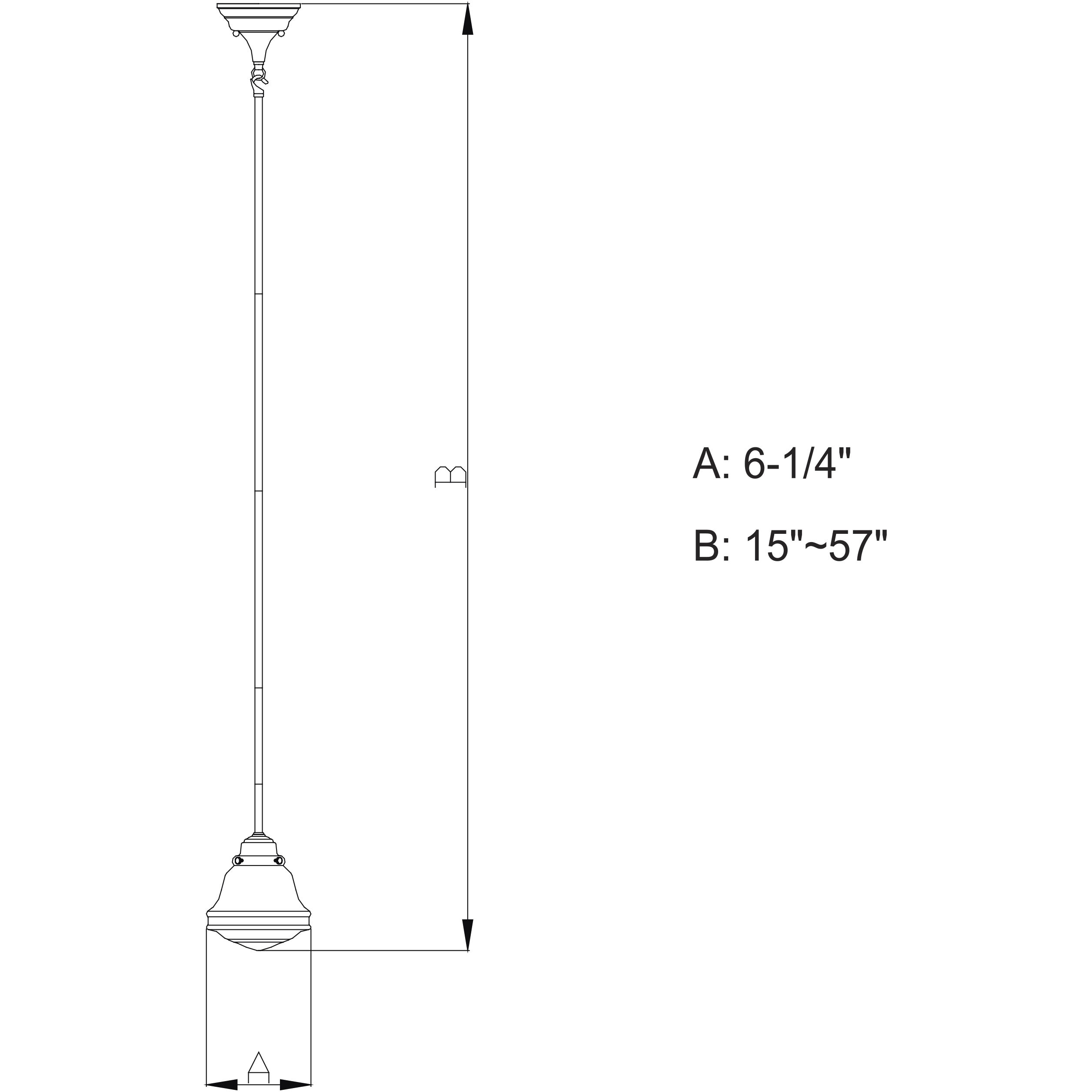 Huntley LED 6.25 inch Oil Rubbed Bronze Mini Pendant Ceiling Light