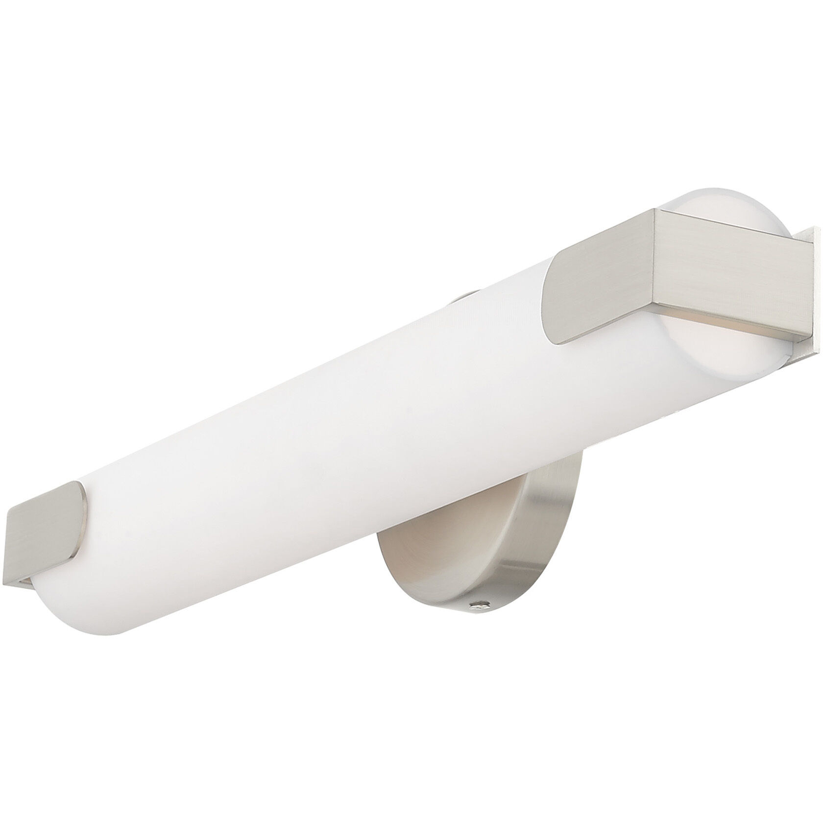 Lund LED 4 inch Brushed Nickel ADA Bath Vanity Wall Light