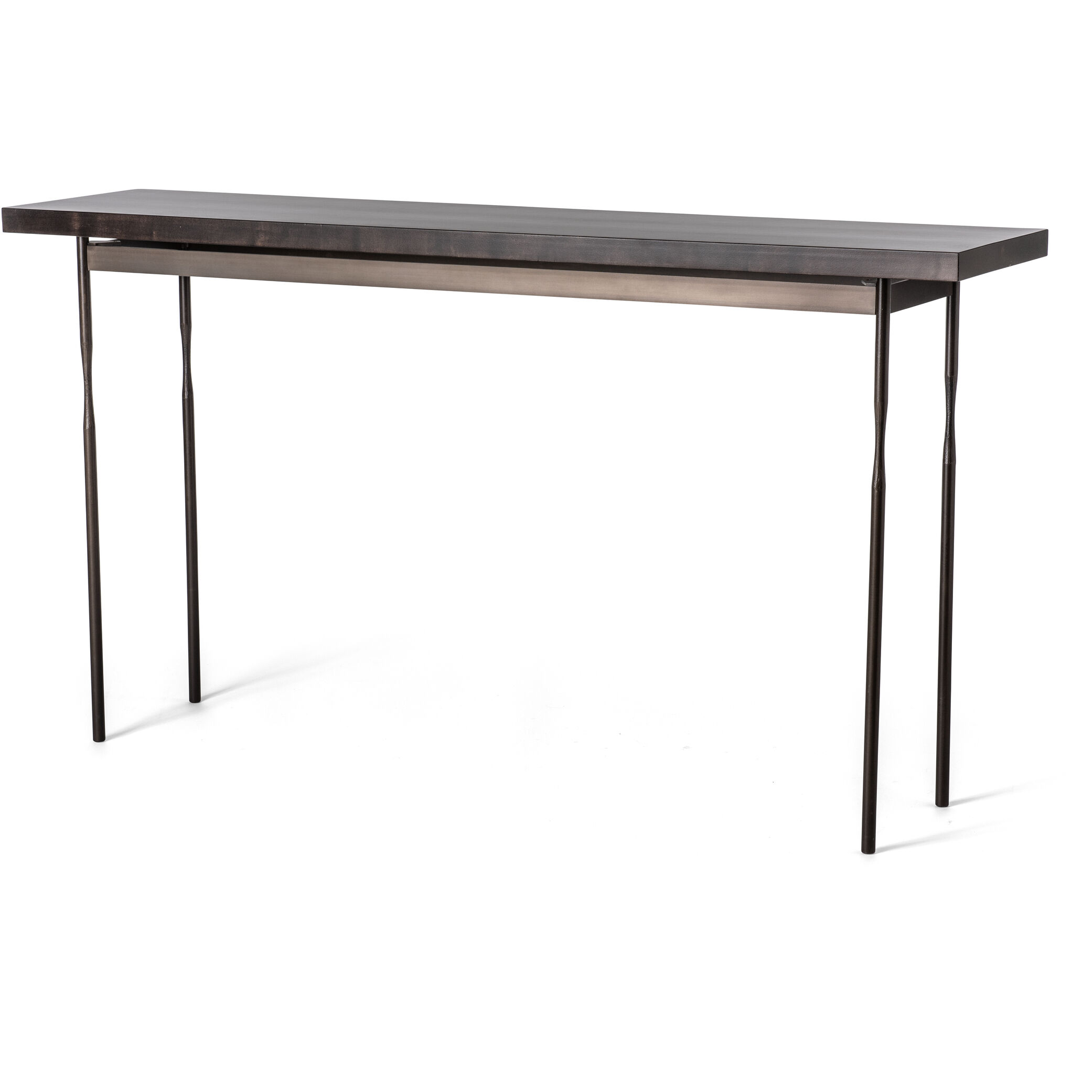 60 black store console table